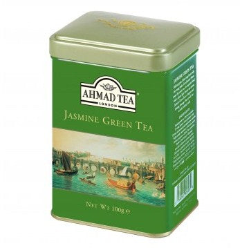 Jasmine Green Tea 100g Loose Leaf English Scene Caddy