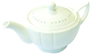 Ahmad Tea Porcelain White Teapot