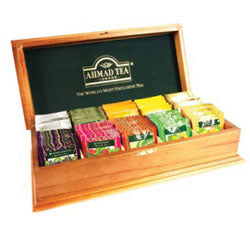 Wooden Tea Box (100 teabag in ten varieties)