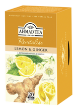 Lemon & Ginger Revitalise 20x2g Herbal Teabags